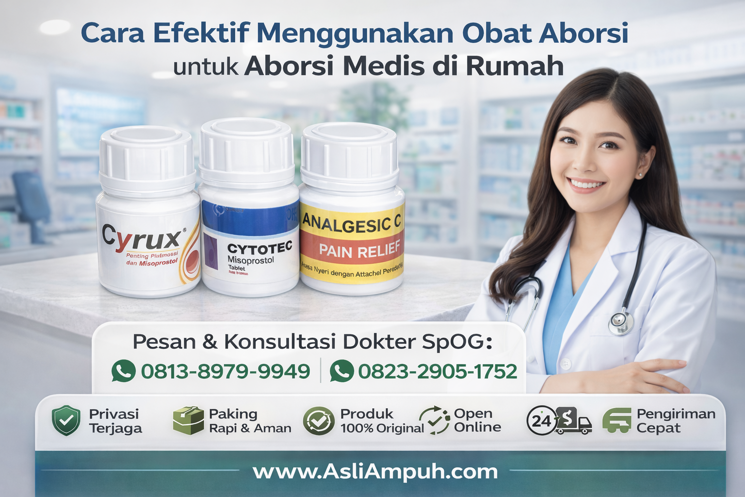 Cara Menggugurkan Kandungan Tanpa Efek Samping: Panduan Lengkap Menggunakan Pil Cytotec 400 mg Asli